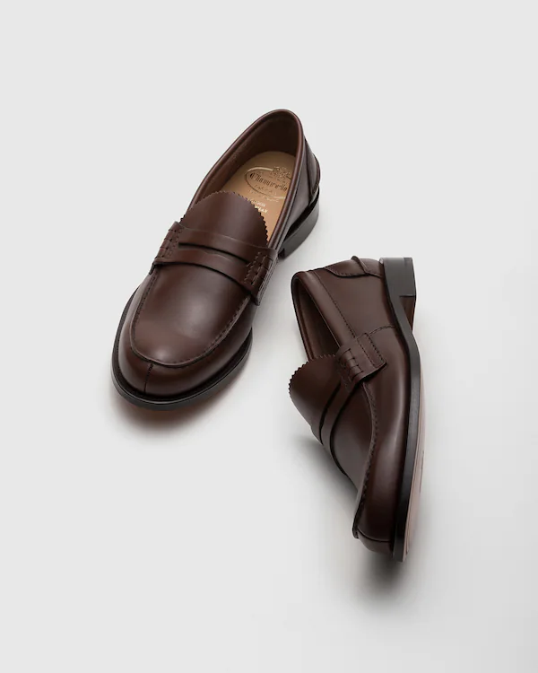 Pembrey-kalvledda loafer