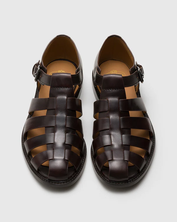 Fiskare kalvskinnssandaler
