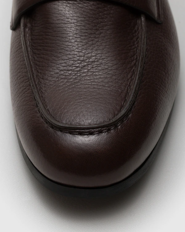 Milton Deerskin Loafer med antik avslutning