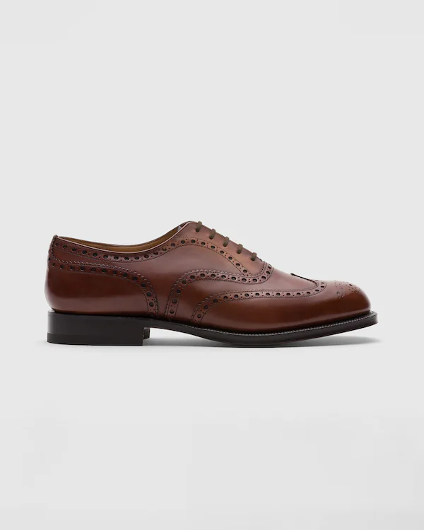 Burwood blekt kalvskinn Oxford brogue