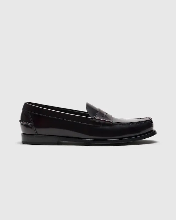 Rowley polerad fumé läderloafer