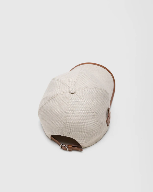 Hatt Linneblandad baseballhatt