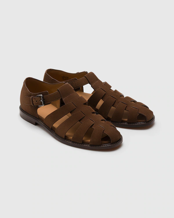 Fiskare Suede-sandaler